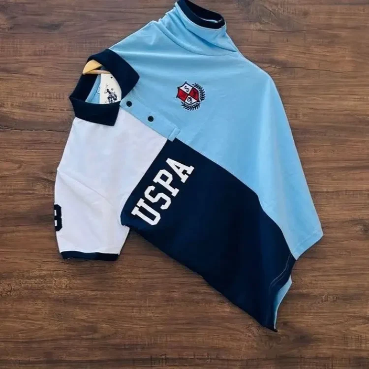  Trendy Fashionable Half Sleeve Cotton Polo Shirt for Men 