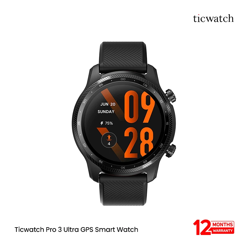  TicWatch Pro 3 Ultra GPS Android Wear OS Smart Watch 