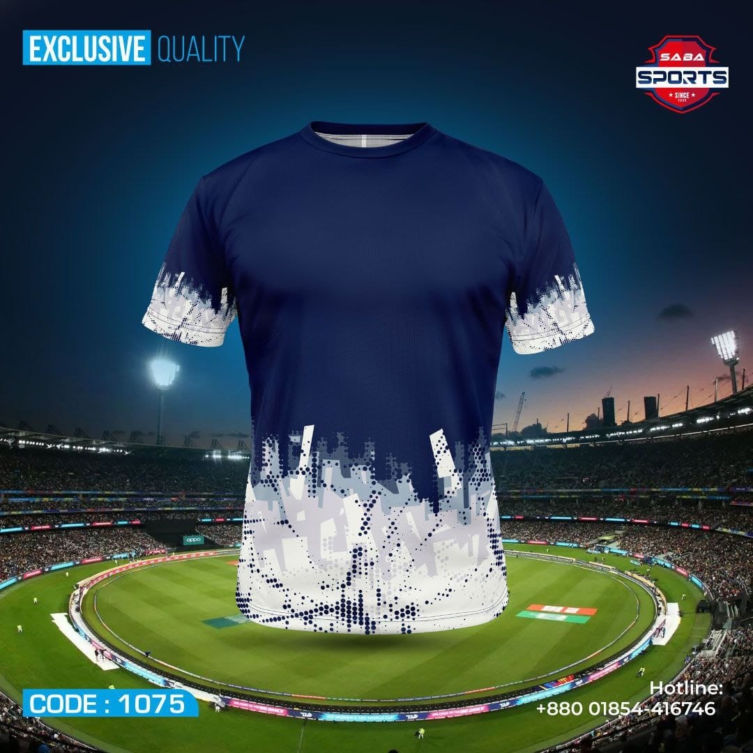  Digital Sublimation Printed Half Sleeve Round Neck Sports T-Shirt - (Minimum Order 10PCS) 