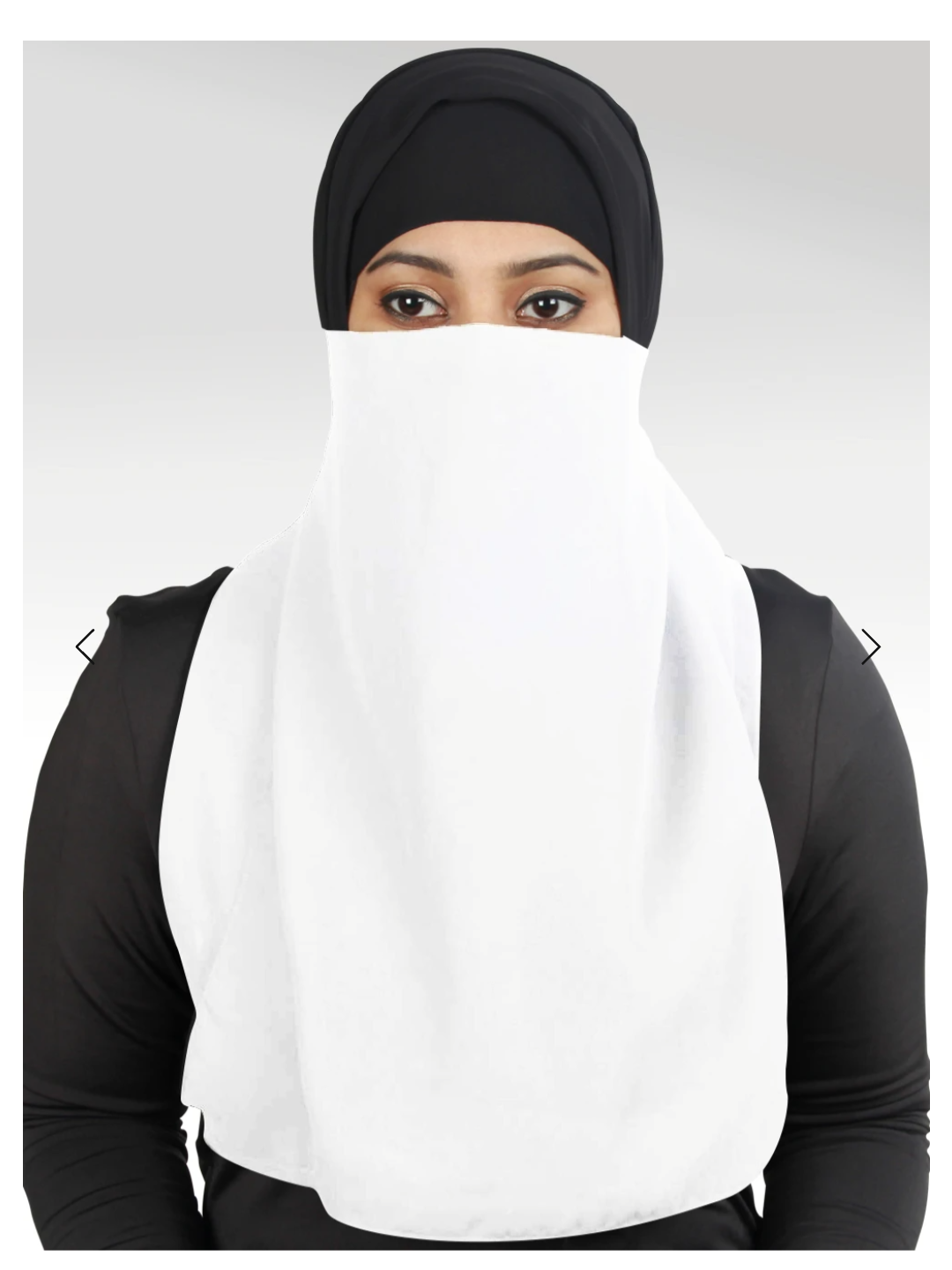  Nose Niqab For Muslim Women - White 