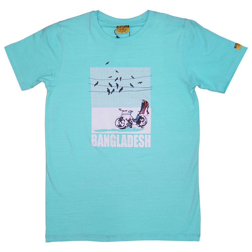  Round Neck Printed T-Shirt 