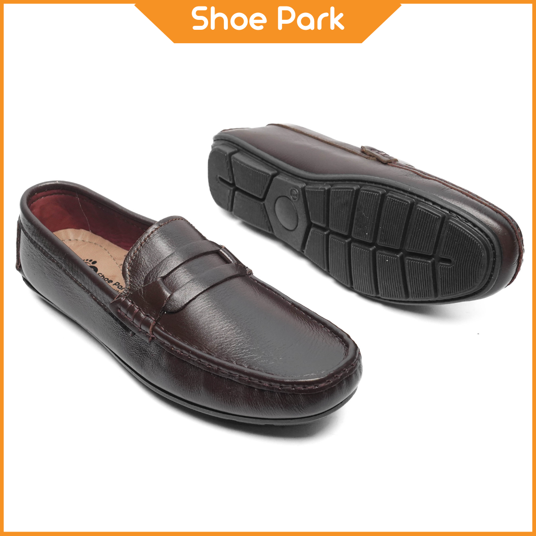  Original Leather Brown Satele Loafer For Men 