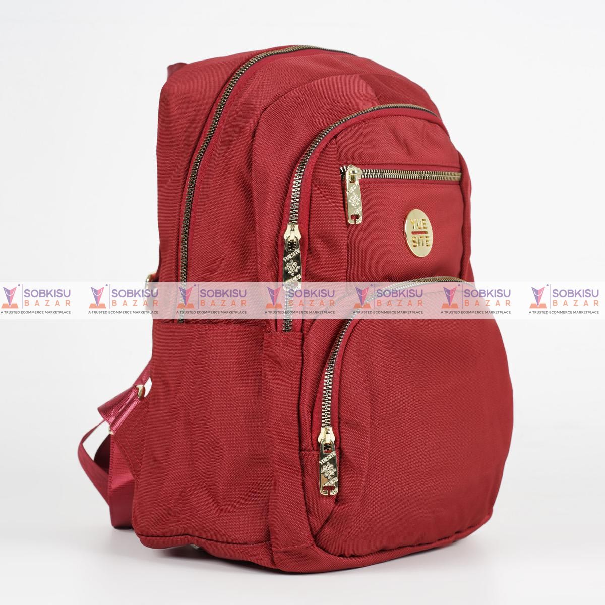  Zip It Good Women Backpack School Backpacks Fashionable Ladies Backpack SIZE 14 INCH - Red 