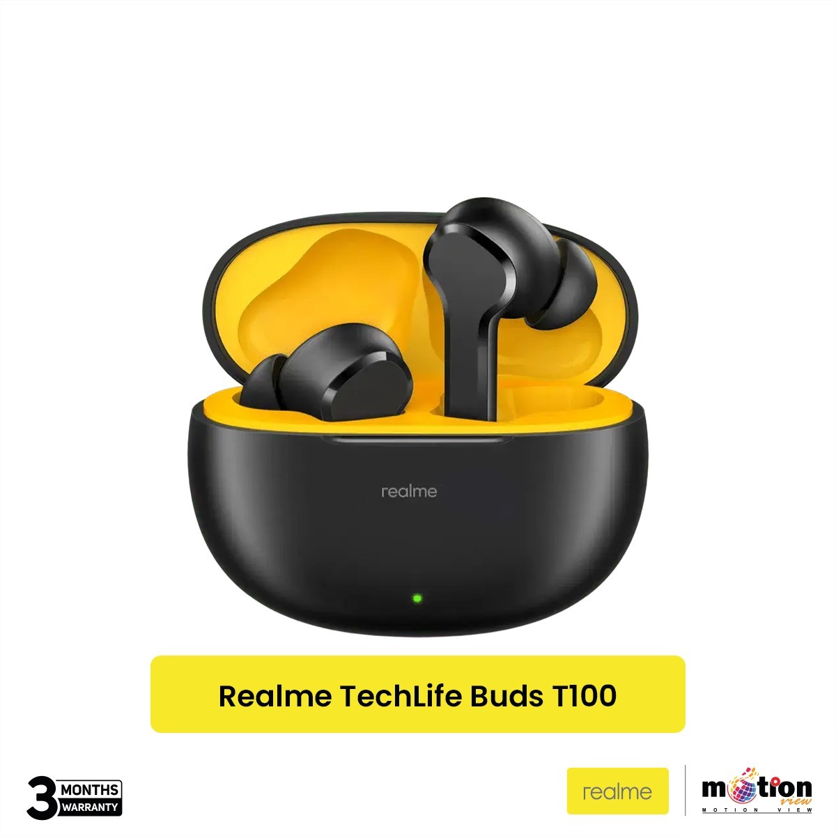  realme Buds T100 TWS Earphone -Black 