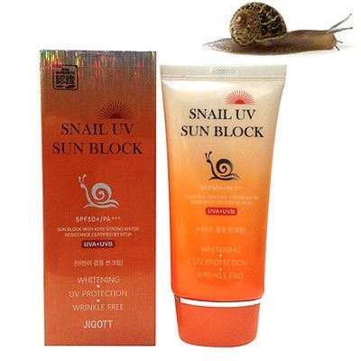  Jigott - Snail UV Sun Block SPF50+ PA+++ 