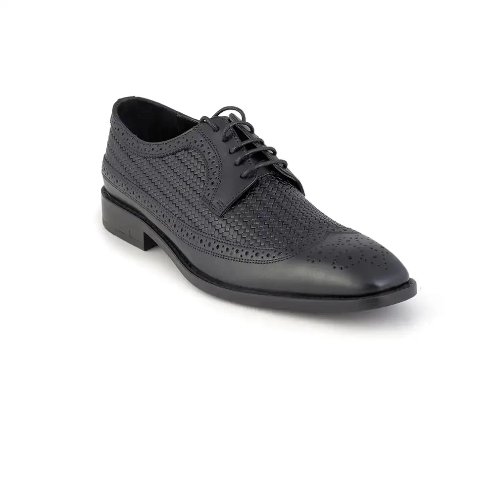  MESH LEATHER DERBY SHOES 