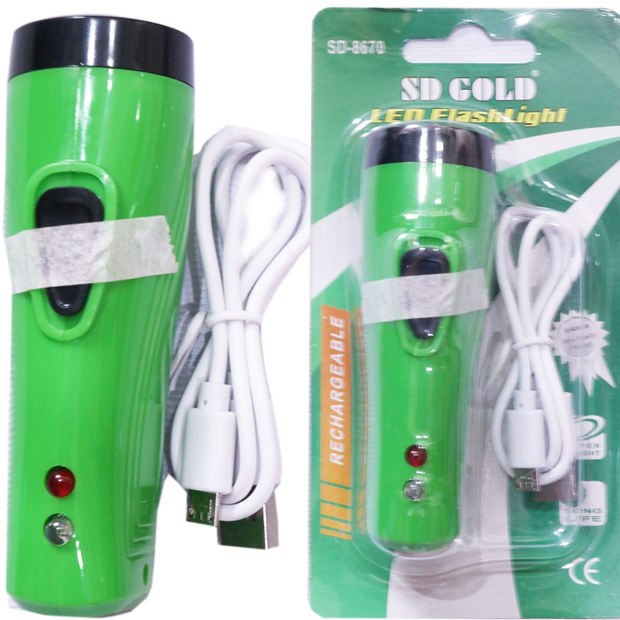 Super Bright SD-8670 Mini Torch Light Led Flash Light 