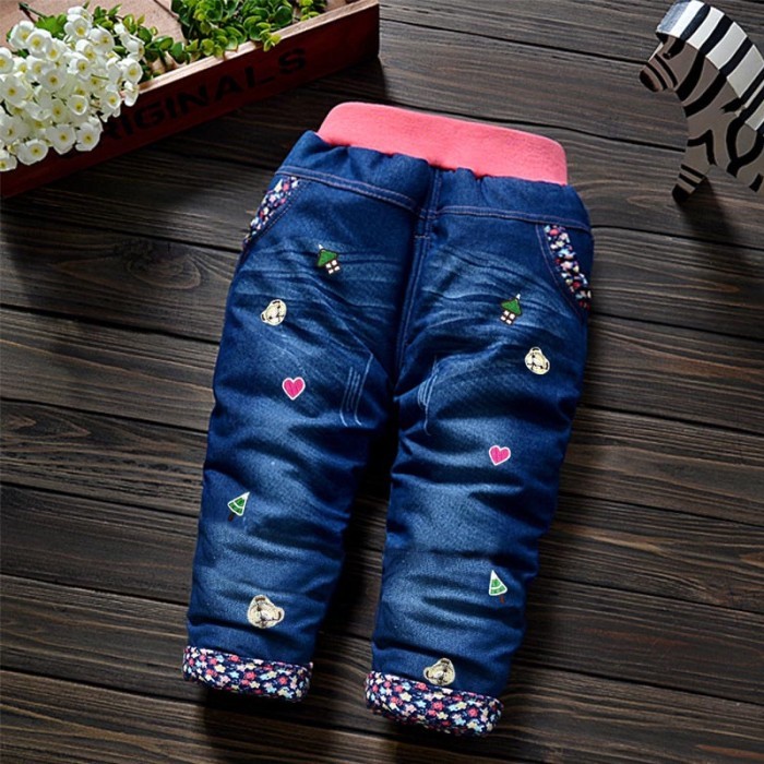  Winter Baby Jeans - Love bear cowboy 