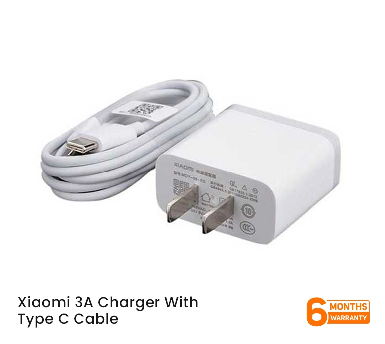  Xiaomi 3A Charger With Type C Cable 