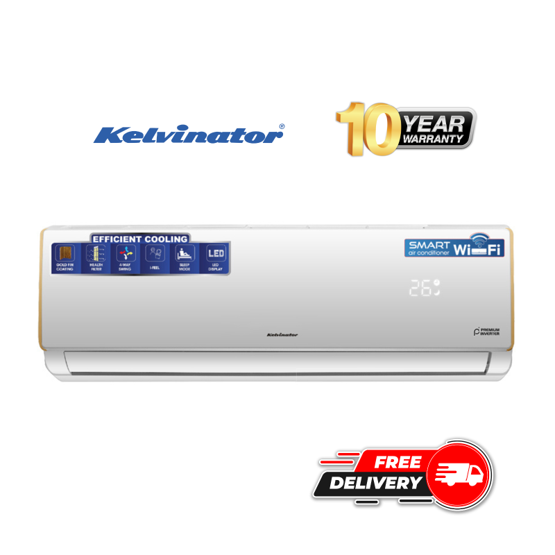  KELVINATOR 02 TON(KSV-24TPINV-SW)SMART-WI-FI INVERTER SPLIT TYPE AC 