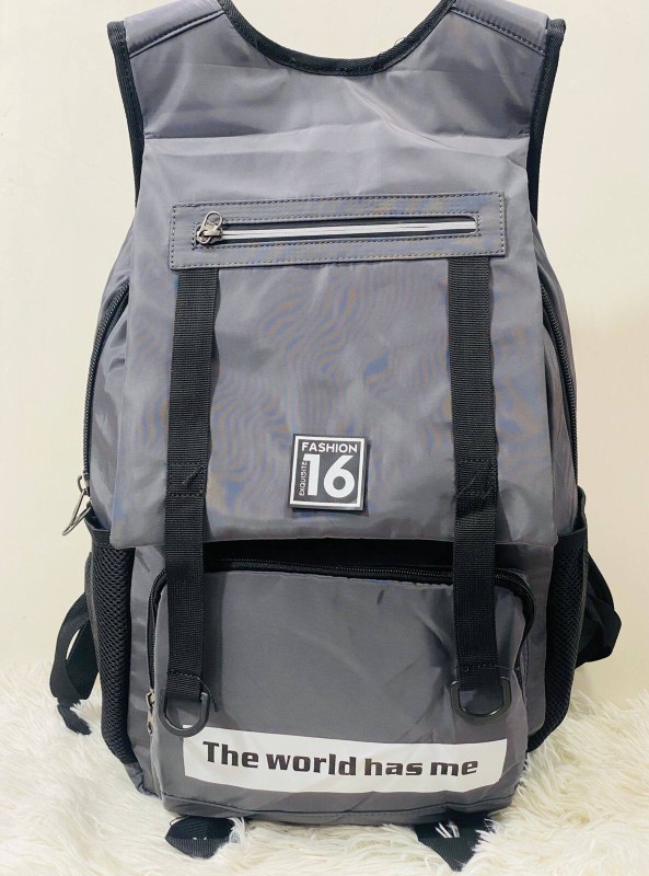  Zip It Good Polystar School Bag For Boys - Black( SIZE 18 INCH ) -  ASH 