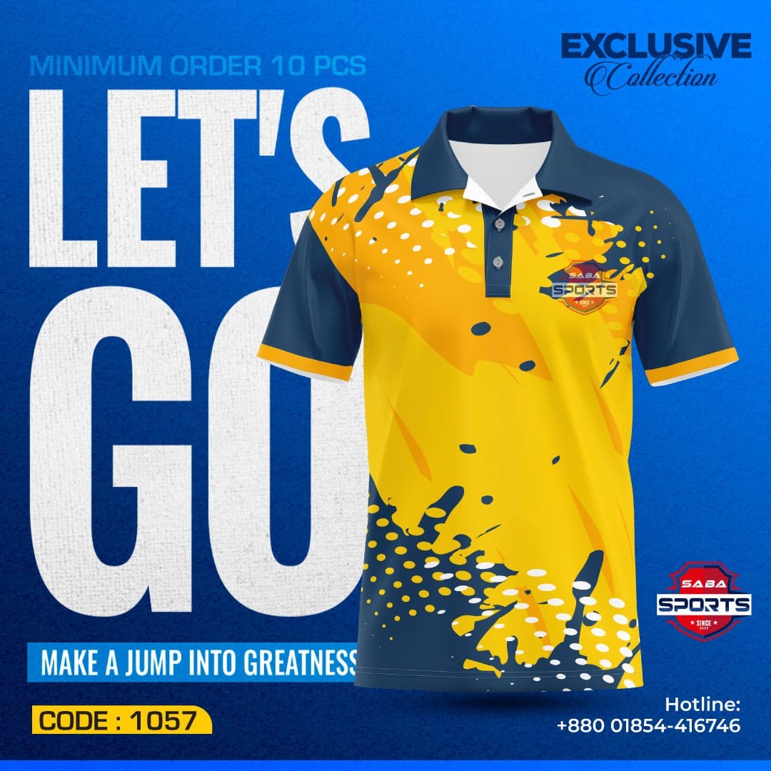  High Quality Digital Sublimation Printed Short Sleeve Collar Jersey For Men's-(Minimum Order 10PCS) 