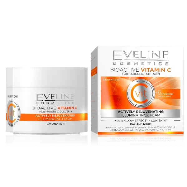  Eveline Cosmetics Bioactive Vitamin C For Fatigued Dull Skin 50ml 
