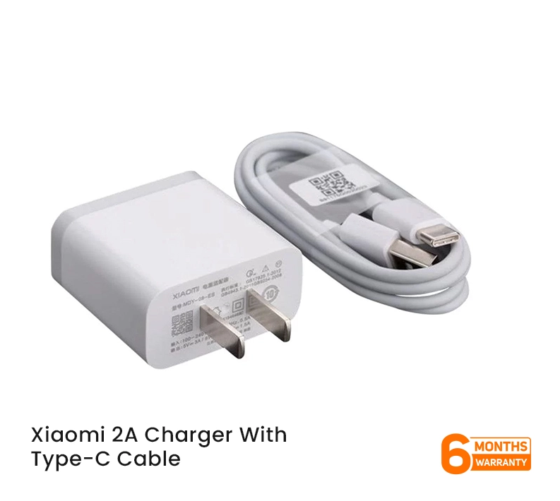  Xiaomi 2A Charger With Type-C Cable 