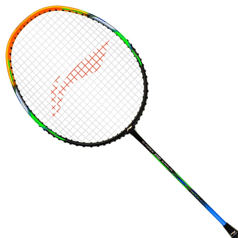  Li-Ning G-Force 3700 Superlite Badminton Racquet (Black/Amber) 