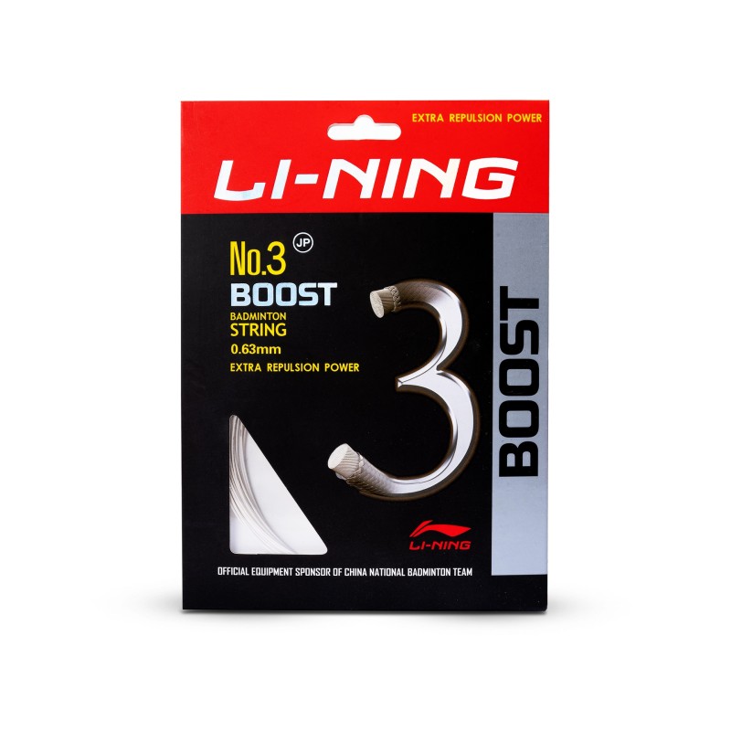  Li-Ning No. 3 Boost Nylon Badminton String with high Repulsion Power 