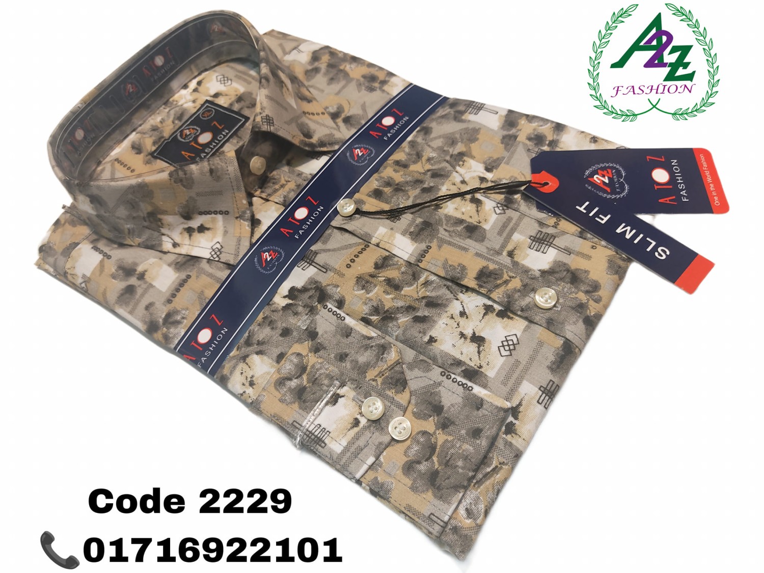  Men Slim Fit Printed Spread Collar Party Shirt 