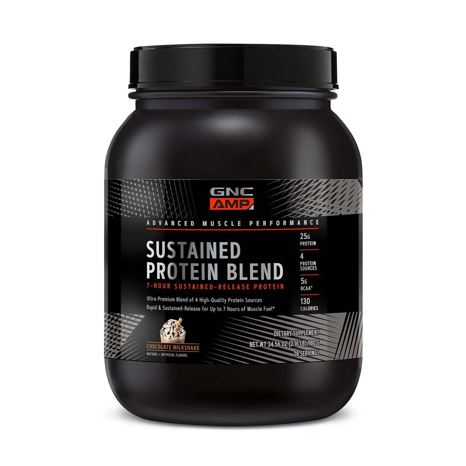  GNC AMP Sustained Protein Blend 