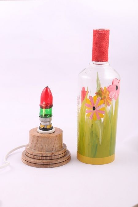  Hand Painted Lampshade 