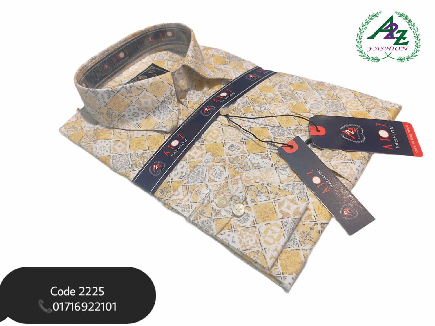  Men Regular Fit Printed Spread Collar Casual Shirt 