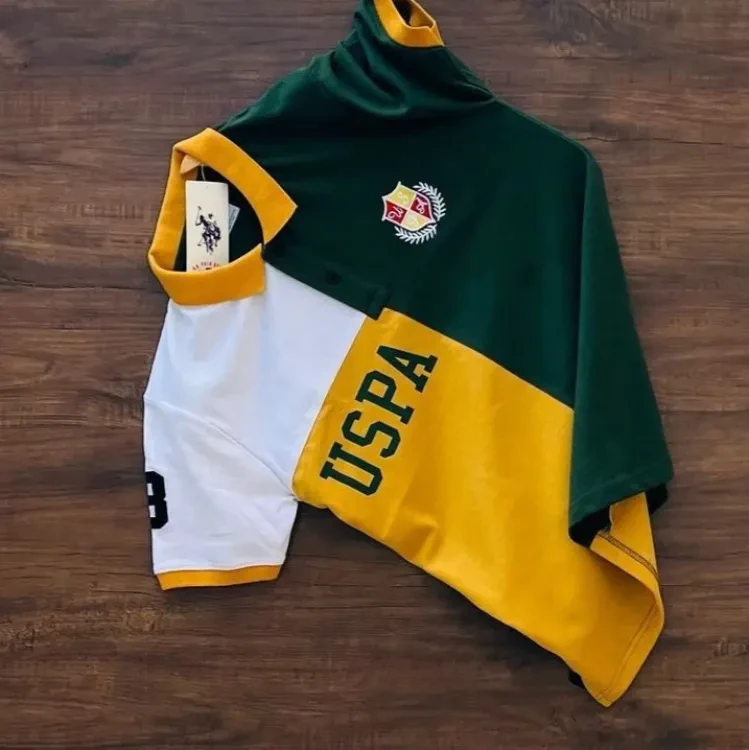  Half Sleeve Cotton Polo Shirt for Men 