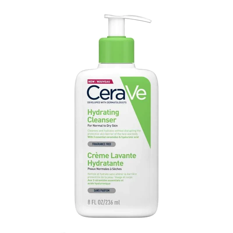  CeraVe Hydrating Cleanser for Normal to Dry Skin (236ml) 