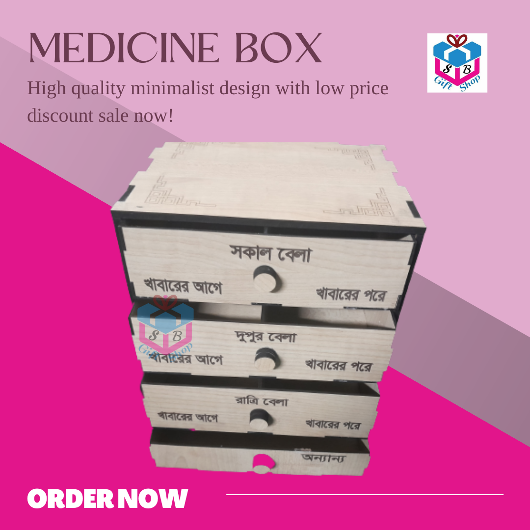  Handcrafts Medicine Box - 4 Part 