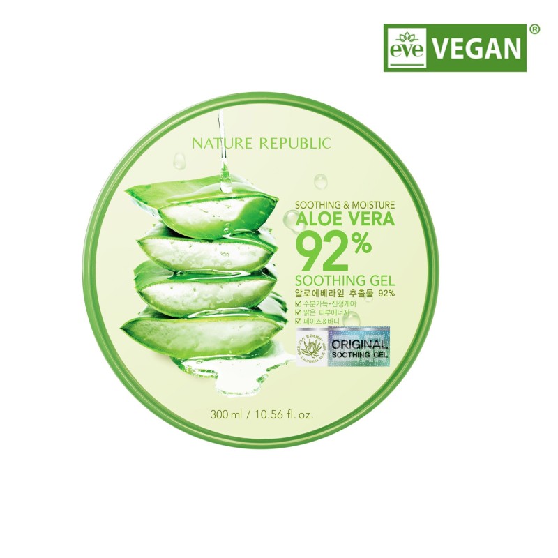  Nature Republic Soothing & Moisture Aloe Vera 92% Soothing Gel 300 ml 