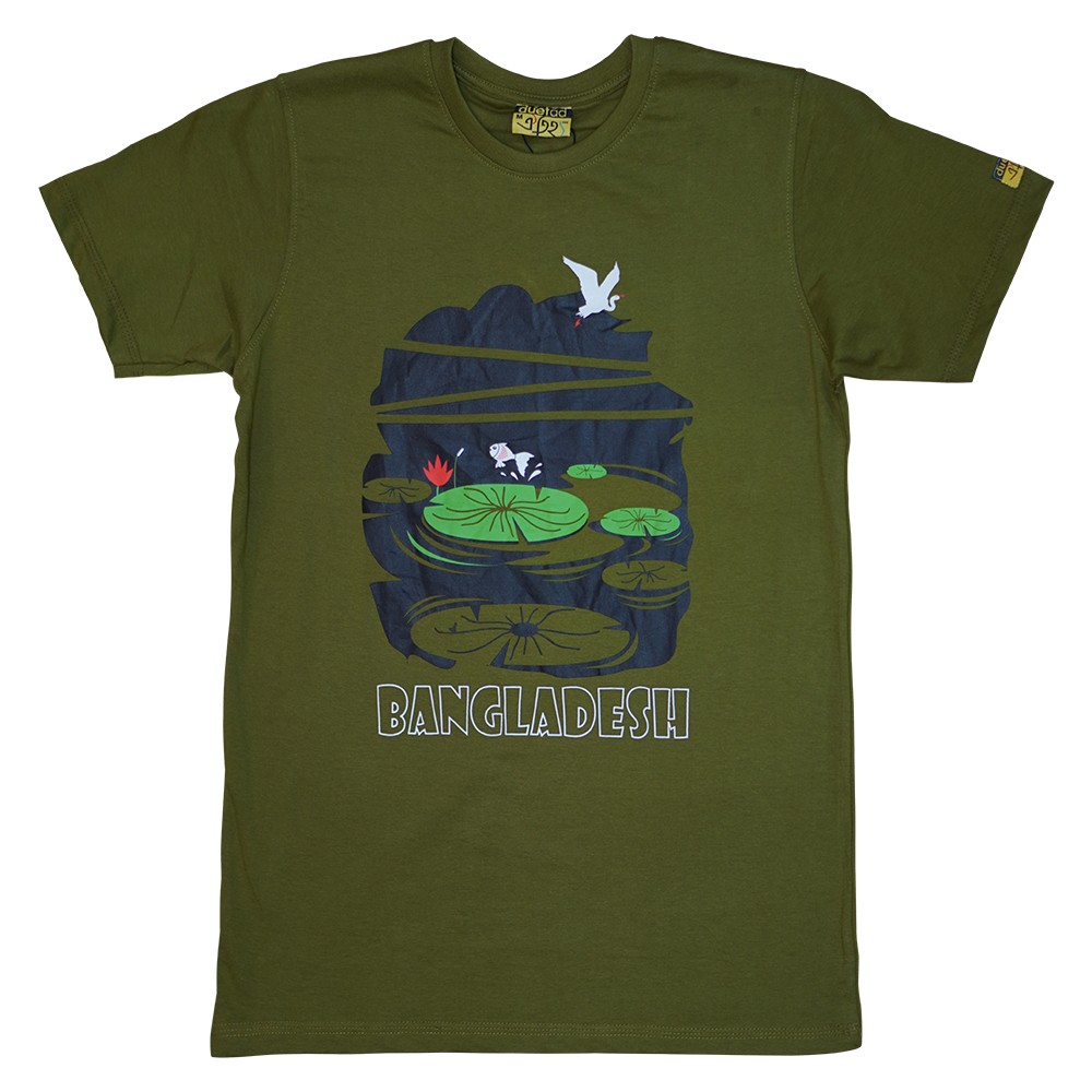  Round Neck Printed T-Shirt 