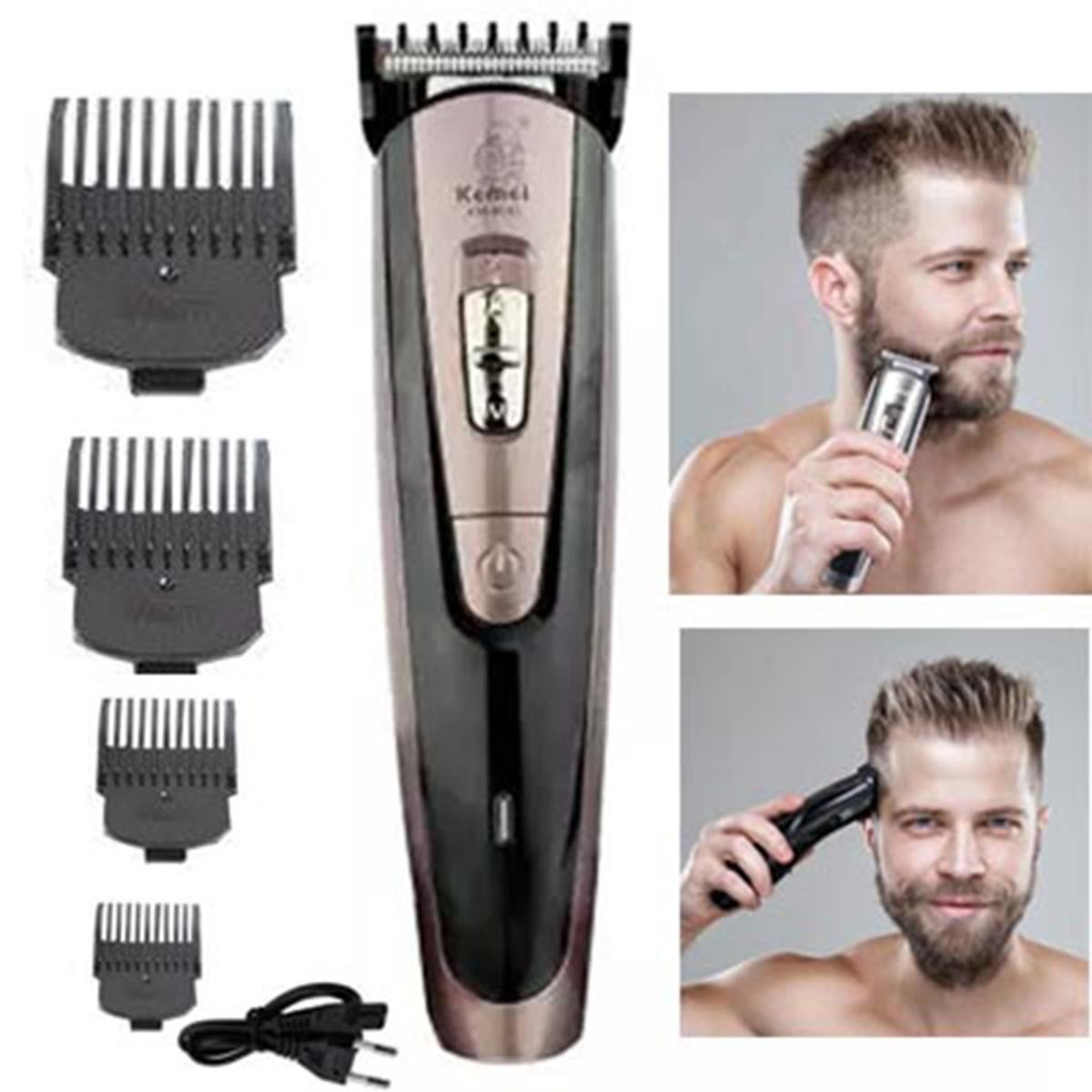  Kemei Km-9050 Titanium Blade 4 Clipper Professional Trimmer and Hair clipper for man - Trimmer - Trimmer For Men 