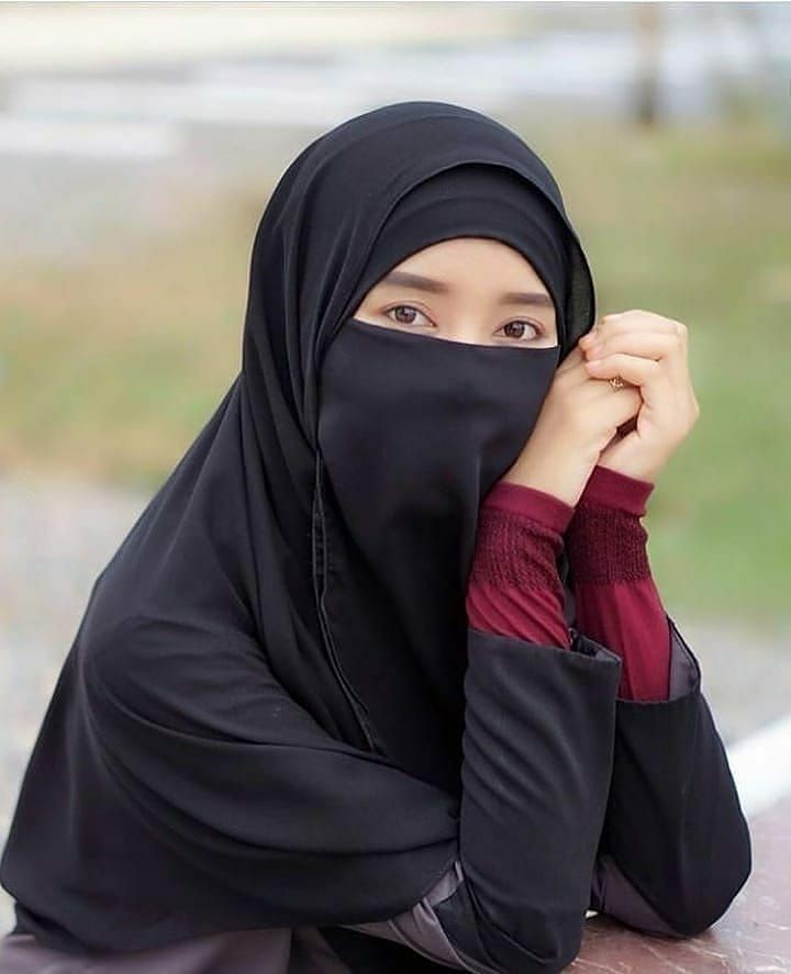  Instant Ready Hijab With Niqab For Woman (Black) 