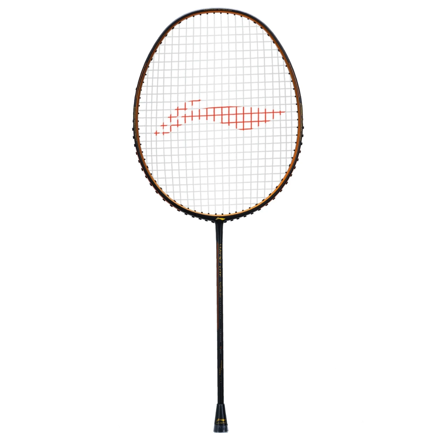  Li-Ning Wind Lite Stealth Strung Badminton Racket - Charcoal/Copper 