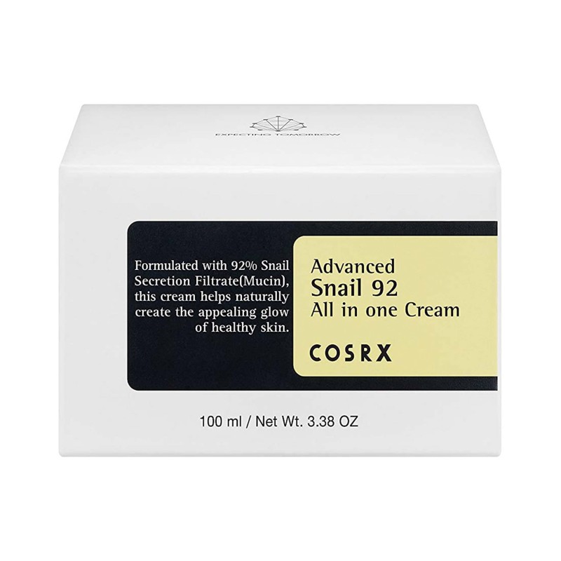  COSRX Advanced Snail 92 All in one Cream, 3.53 oz/100g 