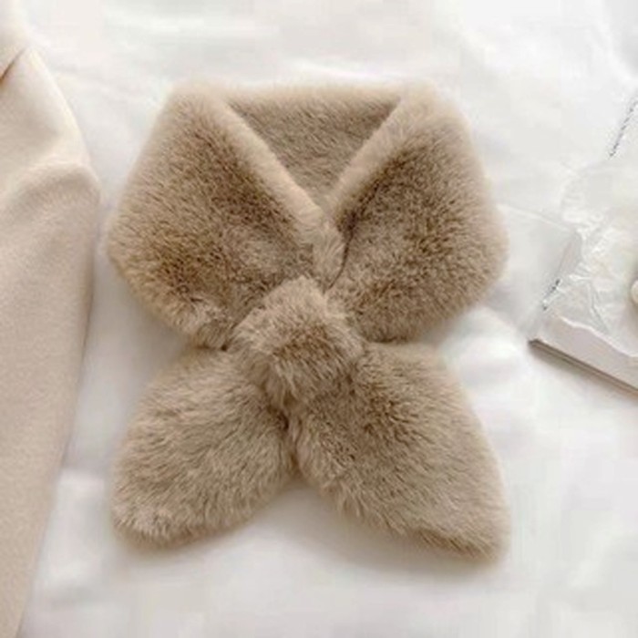  Baby Soft Plush Muffler - Brown 