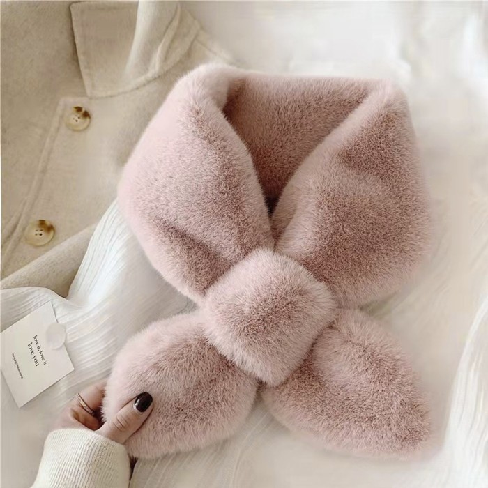 Baby Soft Plush Muffler - Onion Pink 
