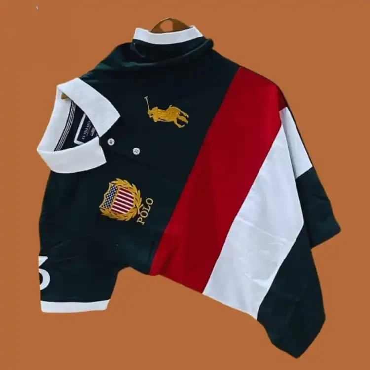  Stylish - Modern Vibe - Easily Usable - Half Sleeve Cotton Polo Shirt For Men 