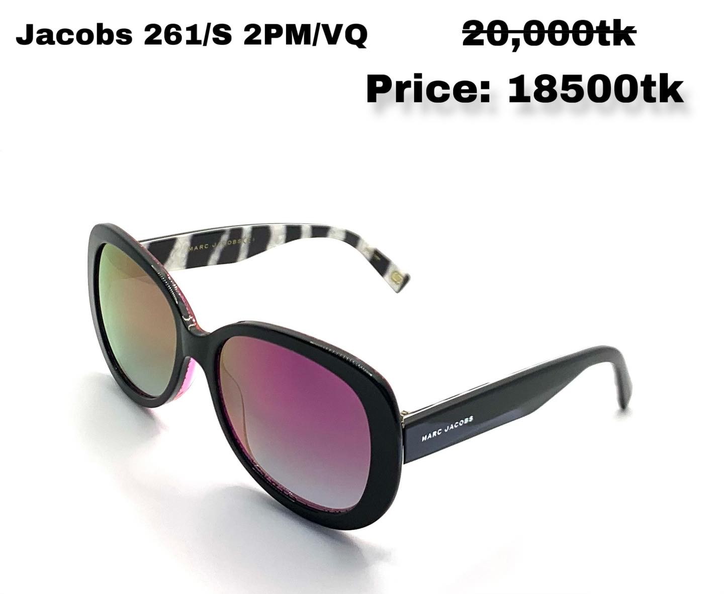  Marc Jacobs Round Ladies POLARIZED AUTHENTIC Sunglasses MARC 261/S 