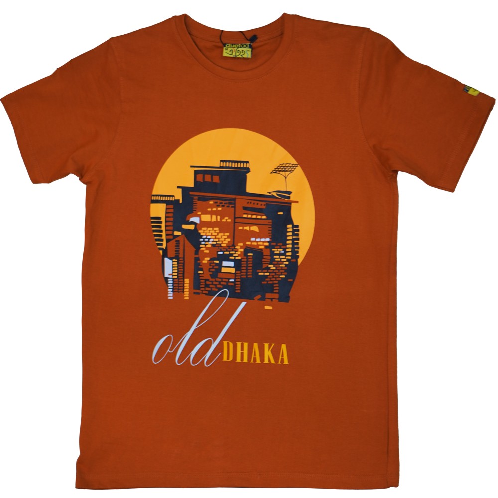  Round Neck Printed T-Shirt 