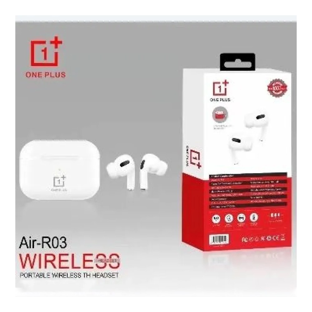  OnePlus Air-R03 Wireless Bluetooth Earbuds - White 