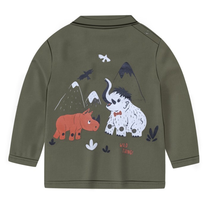  Baby Full Sleeve T-Shirt - Olive 