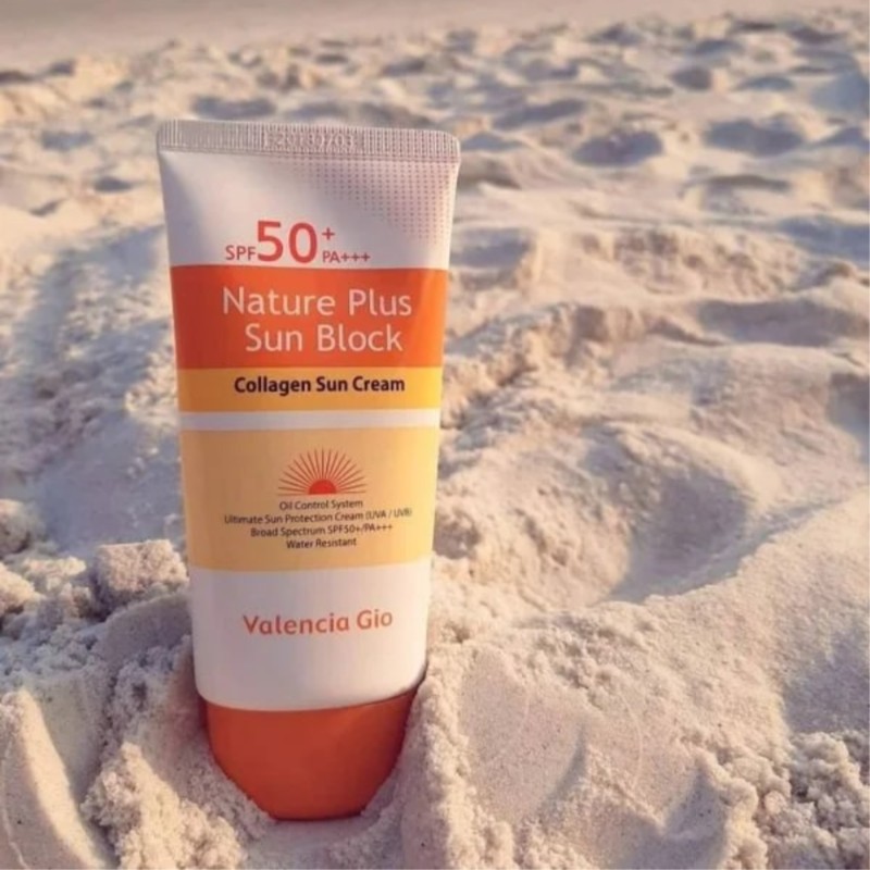  Valencia Gio Nature Plus Sunblock Collagen Sun Cream SPF 50+ 