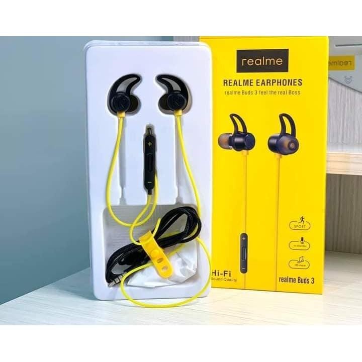 Realme Buds 3 Earphone Hi-res Audio Headset Headphone With Mic And Volume Control In-ear Earbuds Handsfree