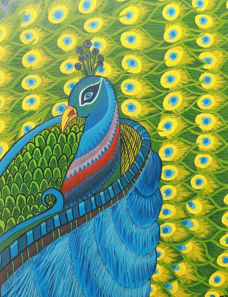  Peacock Painting 
