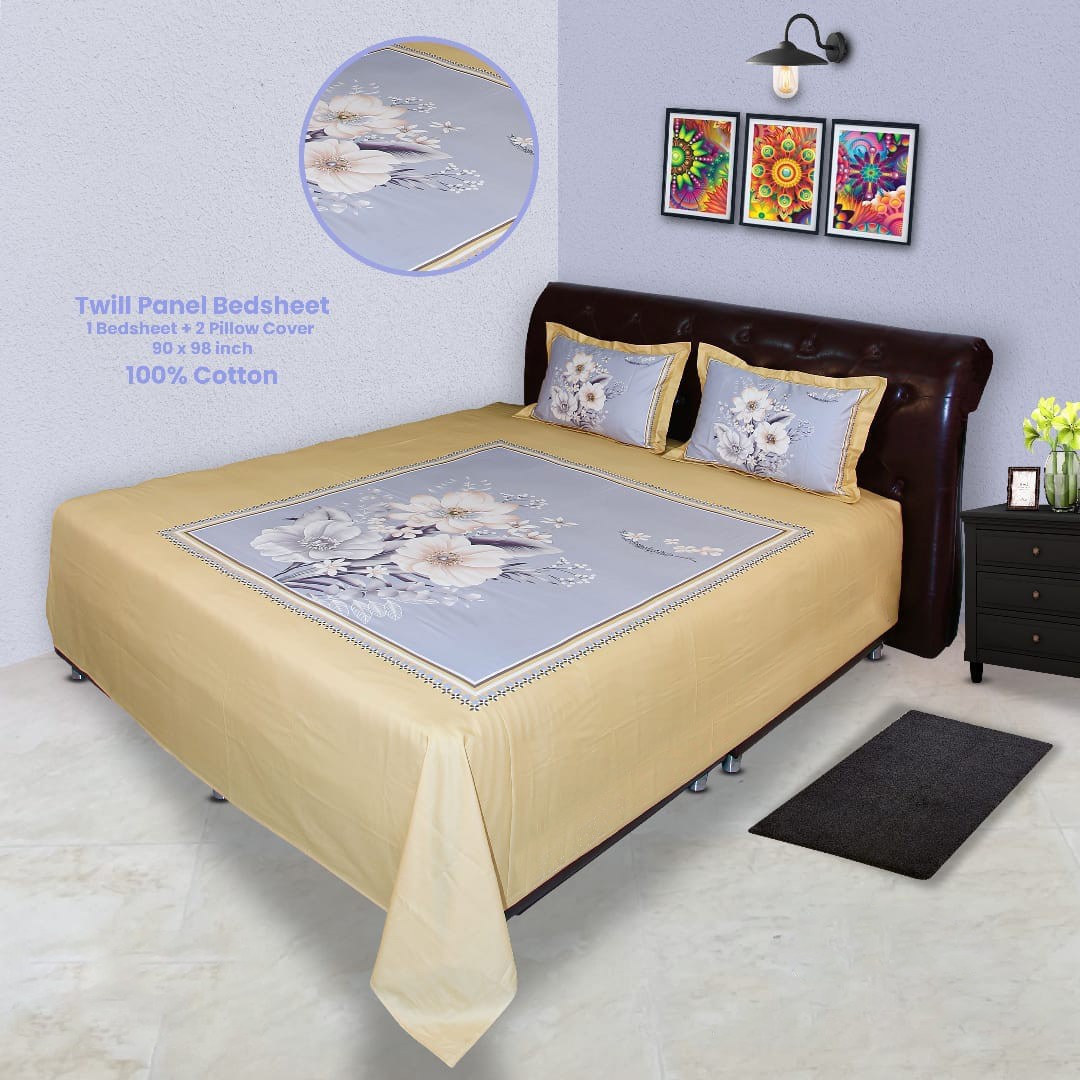  Twill Panel Bedsheet 