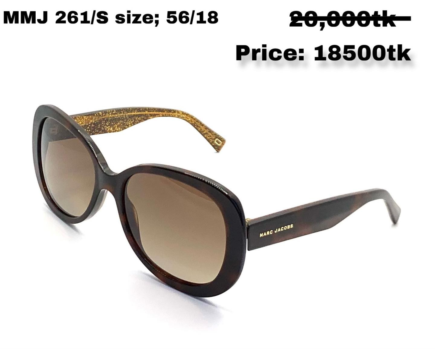  Marc Jacobs Round Ladies AUTHENTIC Sunglasses MARC 261/S - Brown 