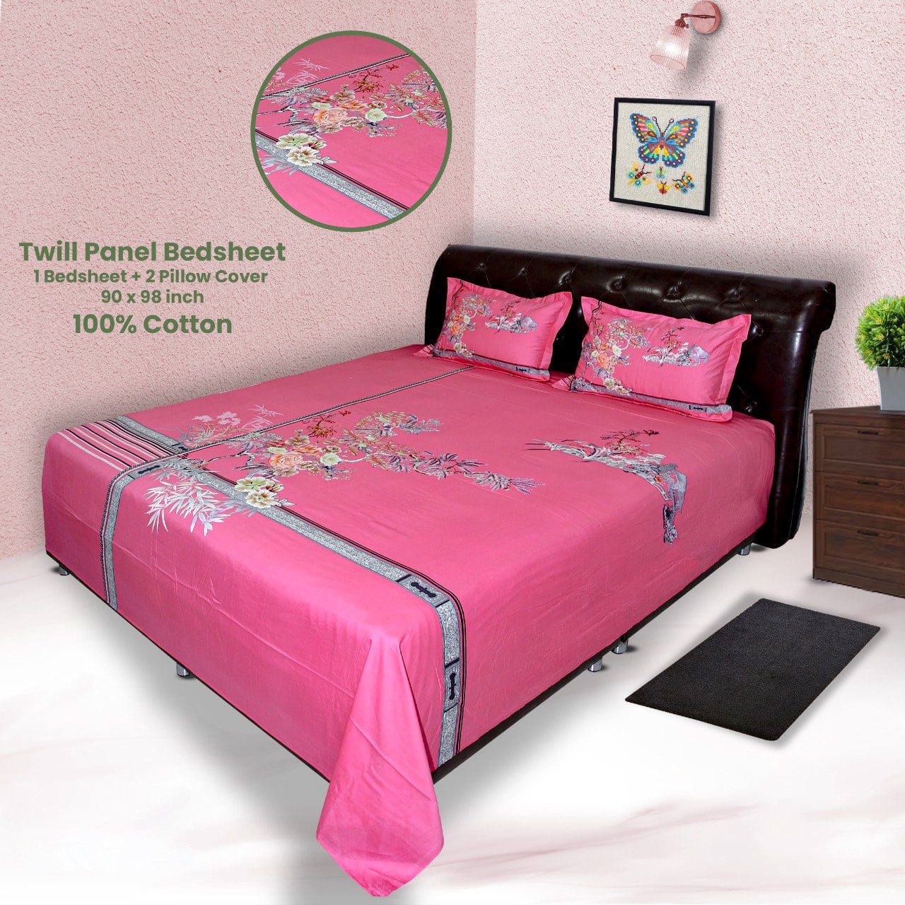  Twill Panel Bedsheet 