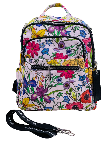  Zip It Good Vera Bradley womens Vera Bradley Campus Backpack, Signature Cotton, nomadic floral, size 14 inch 