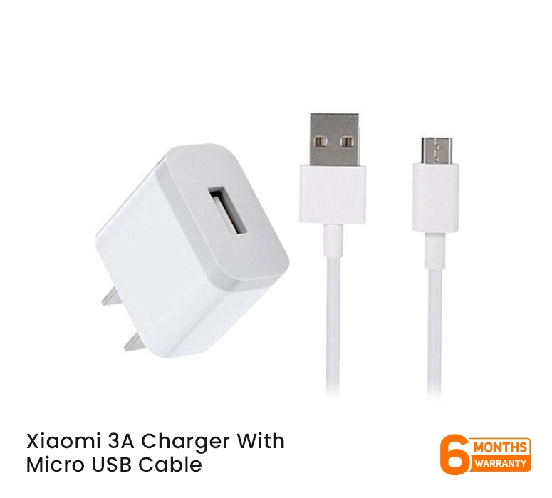  Xiaomi 3A Charger With Micro USB Cable 